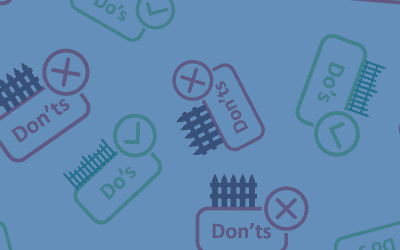 What are the do’s and don’ts of building your own fence?