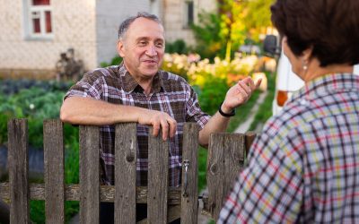 What should I do to avoid annoying my neighbor when I install a new fence?